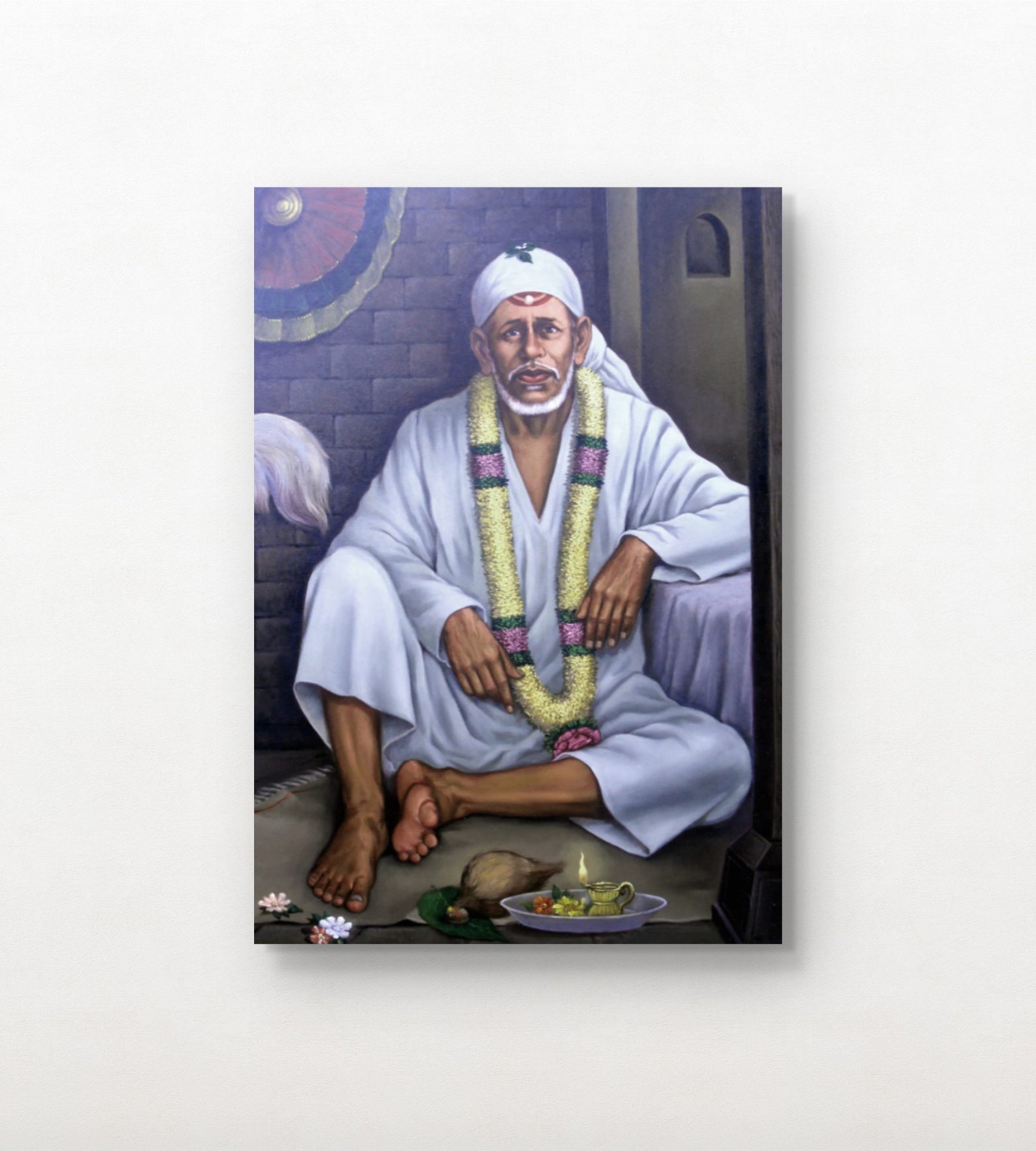 Lord Sai Baba Canvas Wall Art