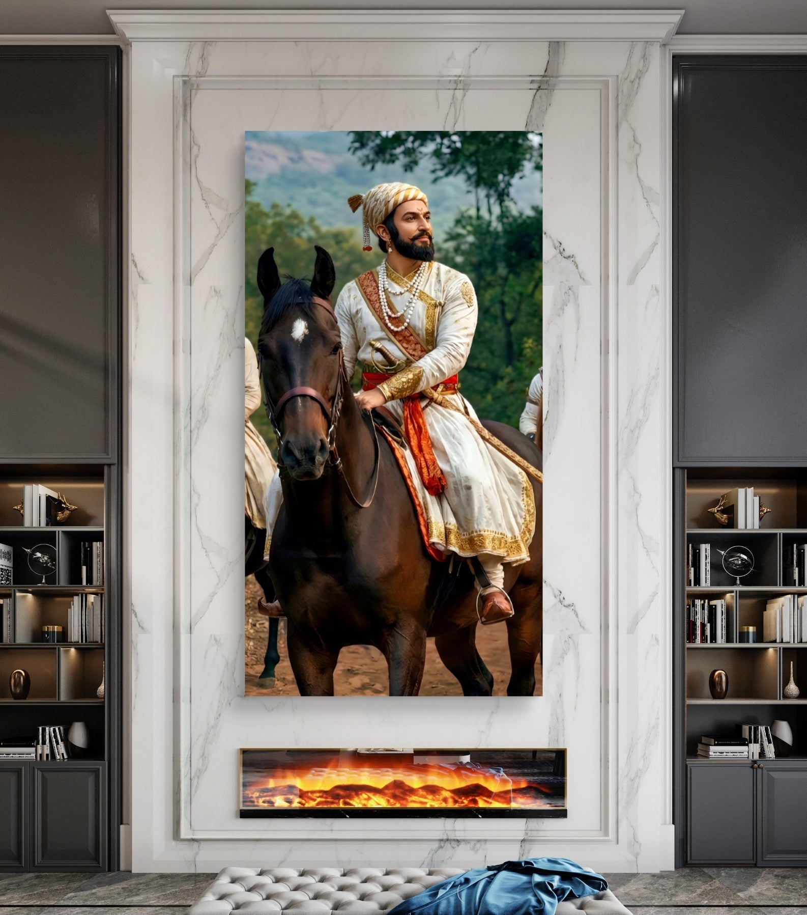 Chhatrapati Shivaji Maharaj Canvas Wall Art