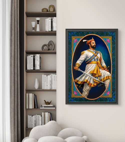 Chhatrapati Sambhaji Maharaj Canvas Wall Art