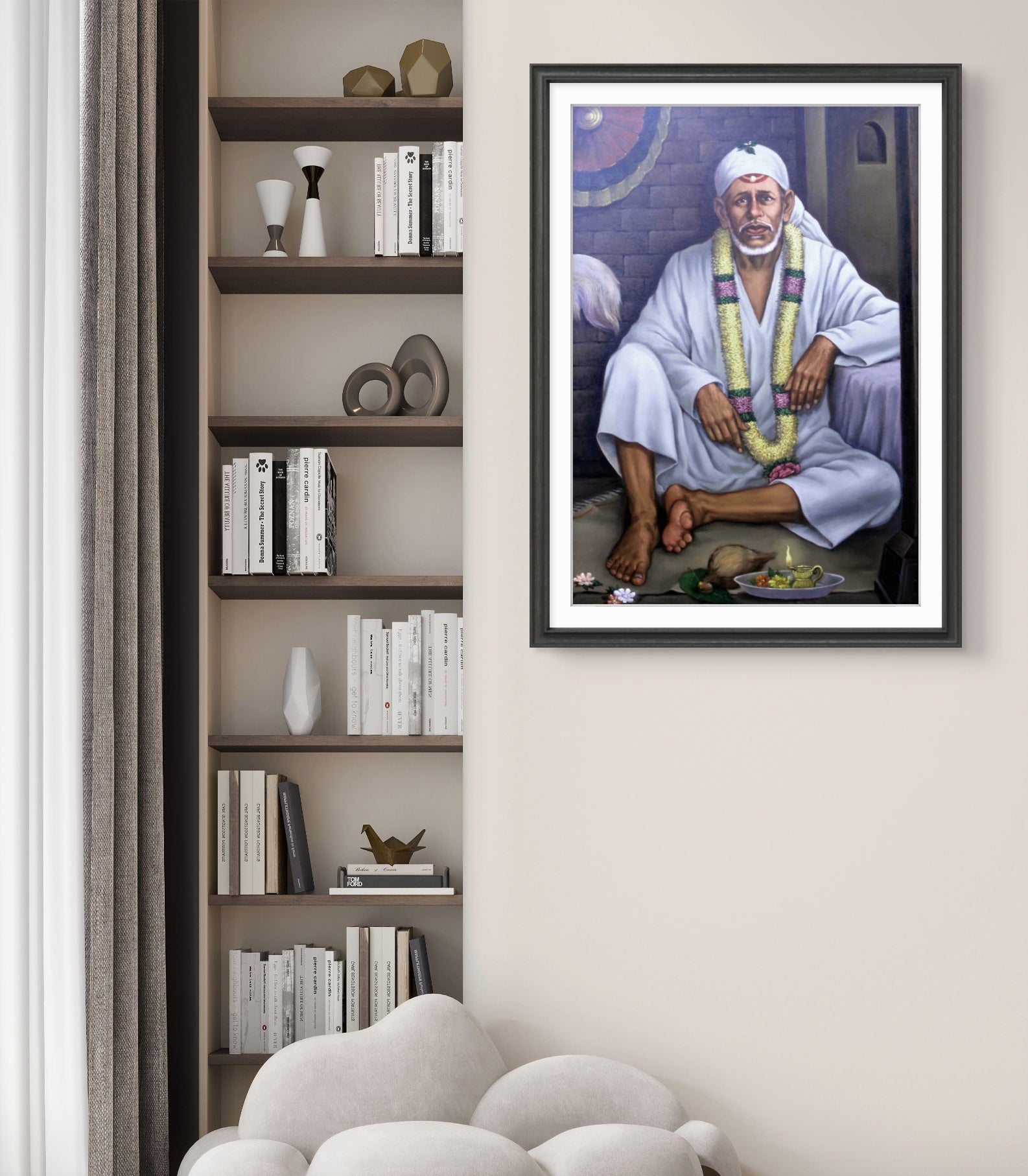 Lord Sai Baba Canvas Wall Art