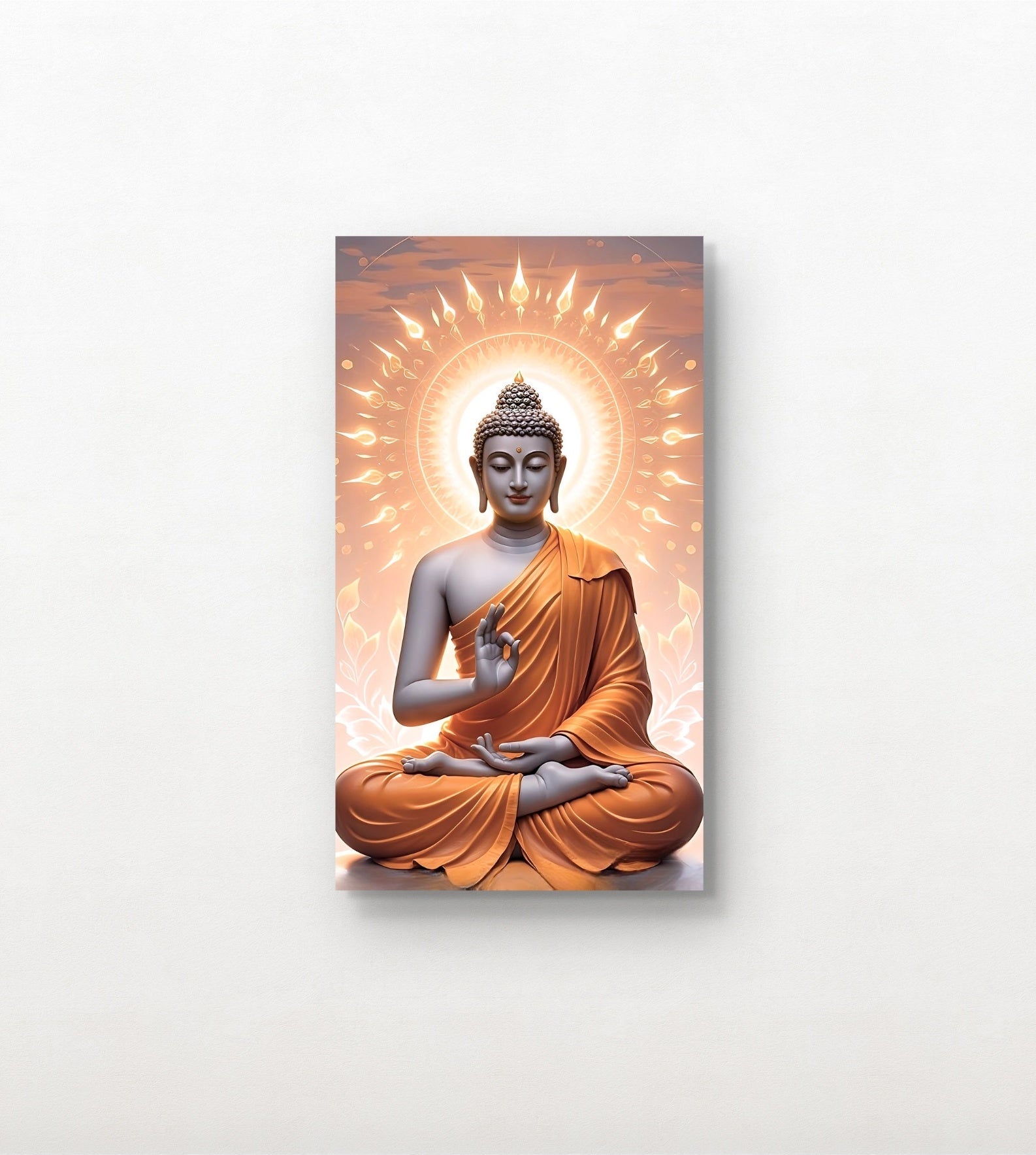 Lord Gautam Buddha Canvas Wall Art