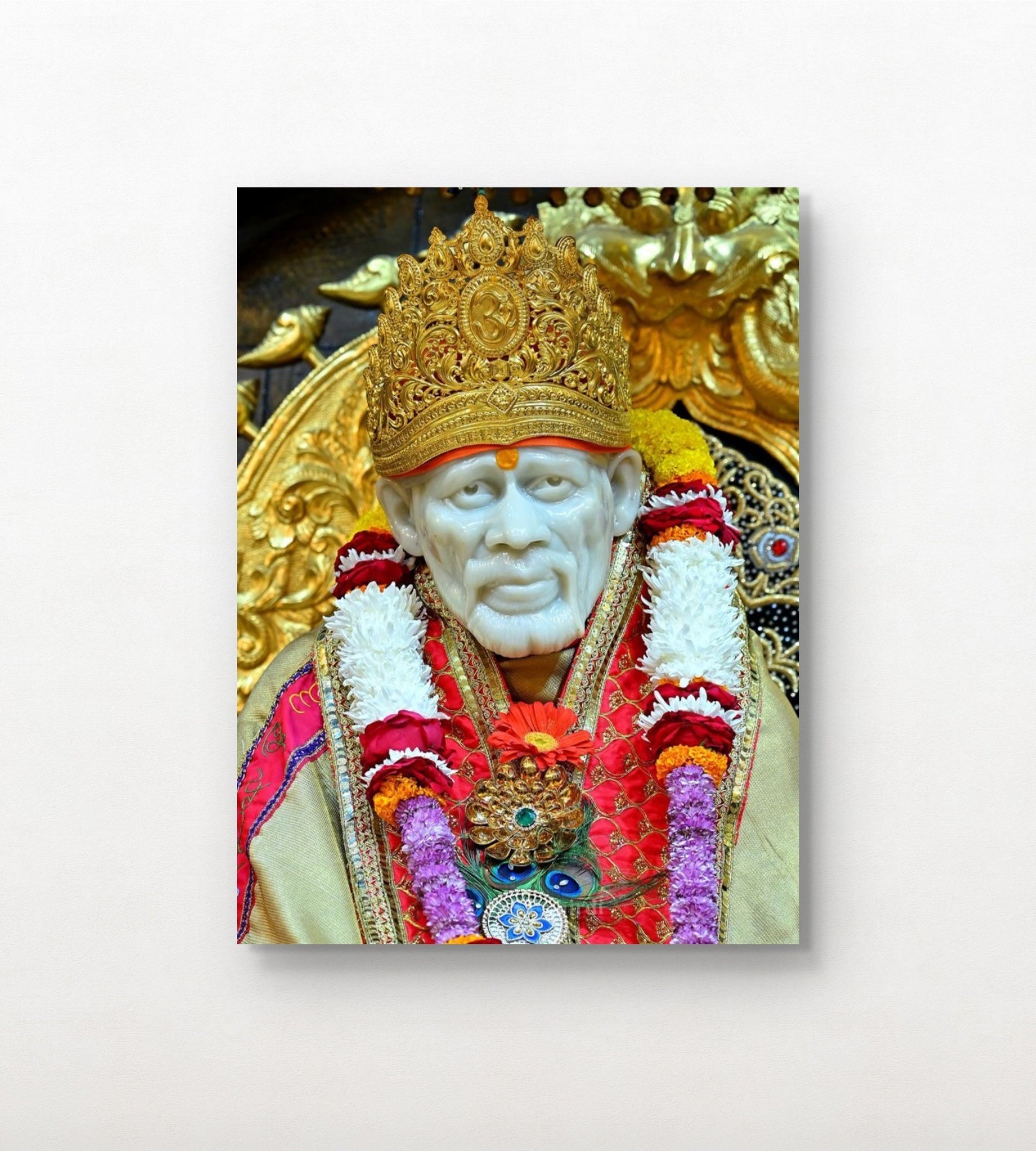 Lord Sai Baba Canvas Wall Art