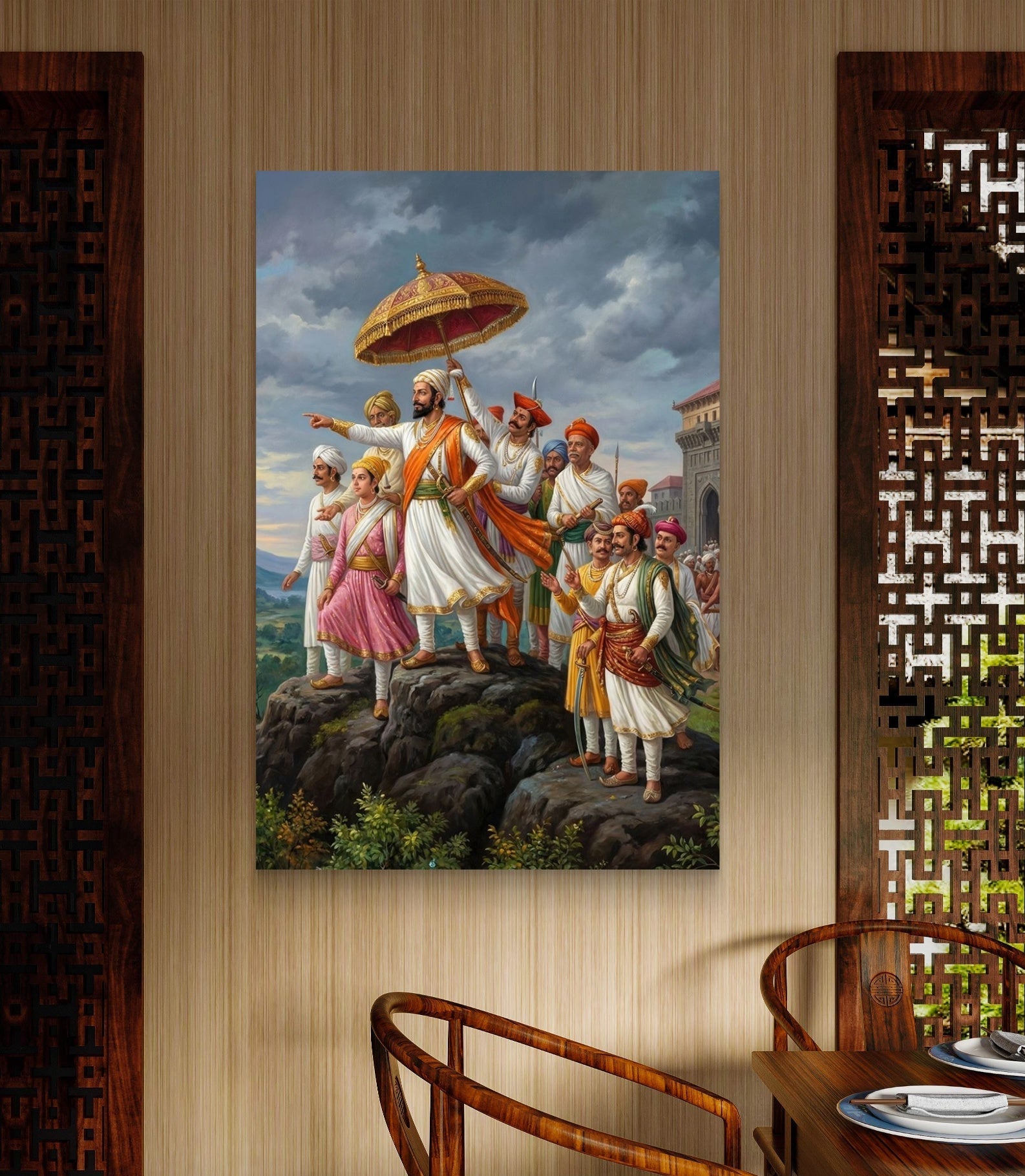 Chhatrapati Shivaji Maharaj Canvas Wall Art