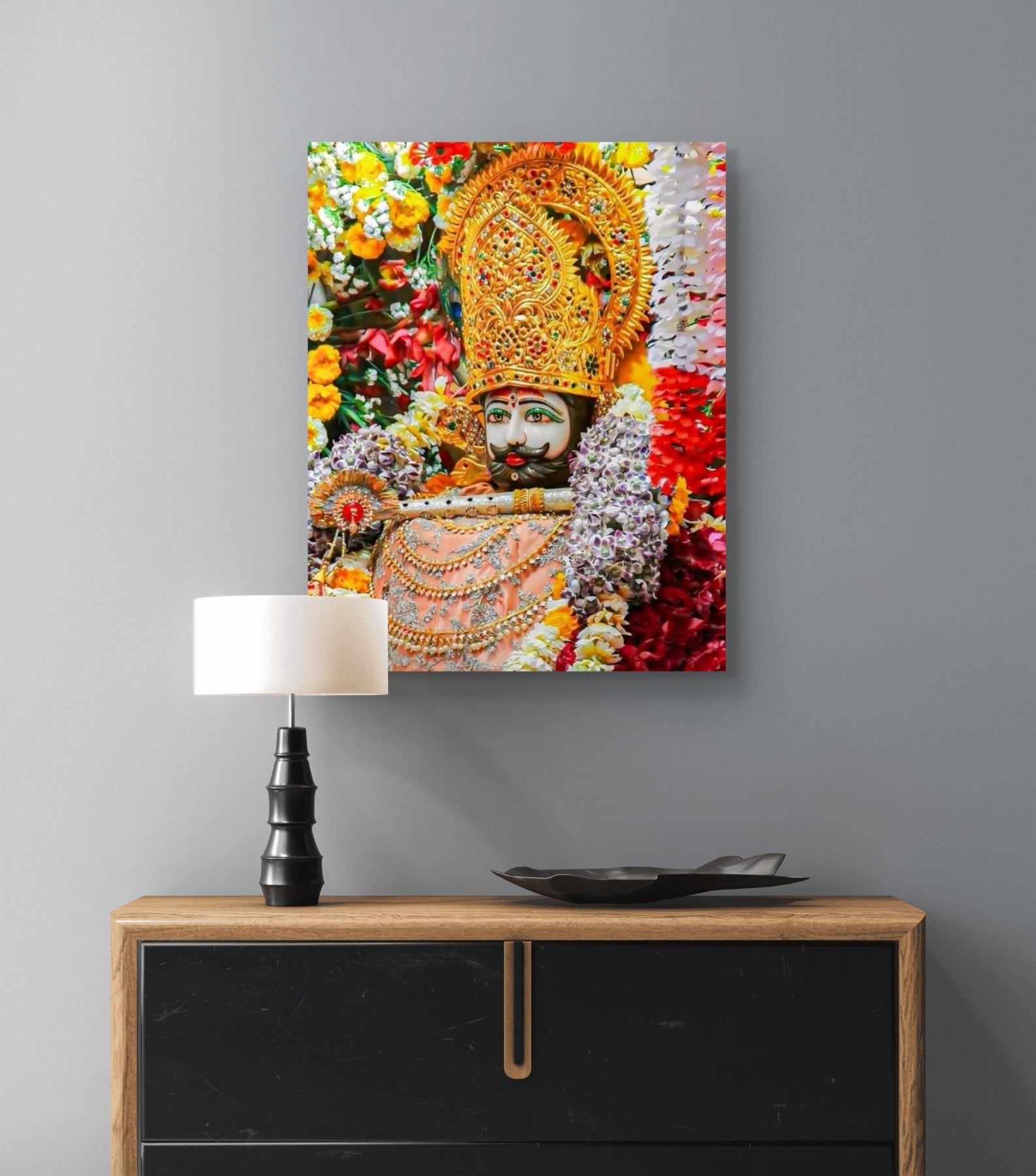 Lord Khatu Shyam Maharaj Canvas Wall Art