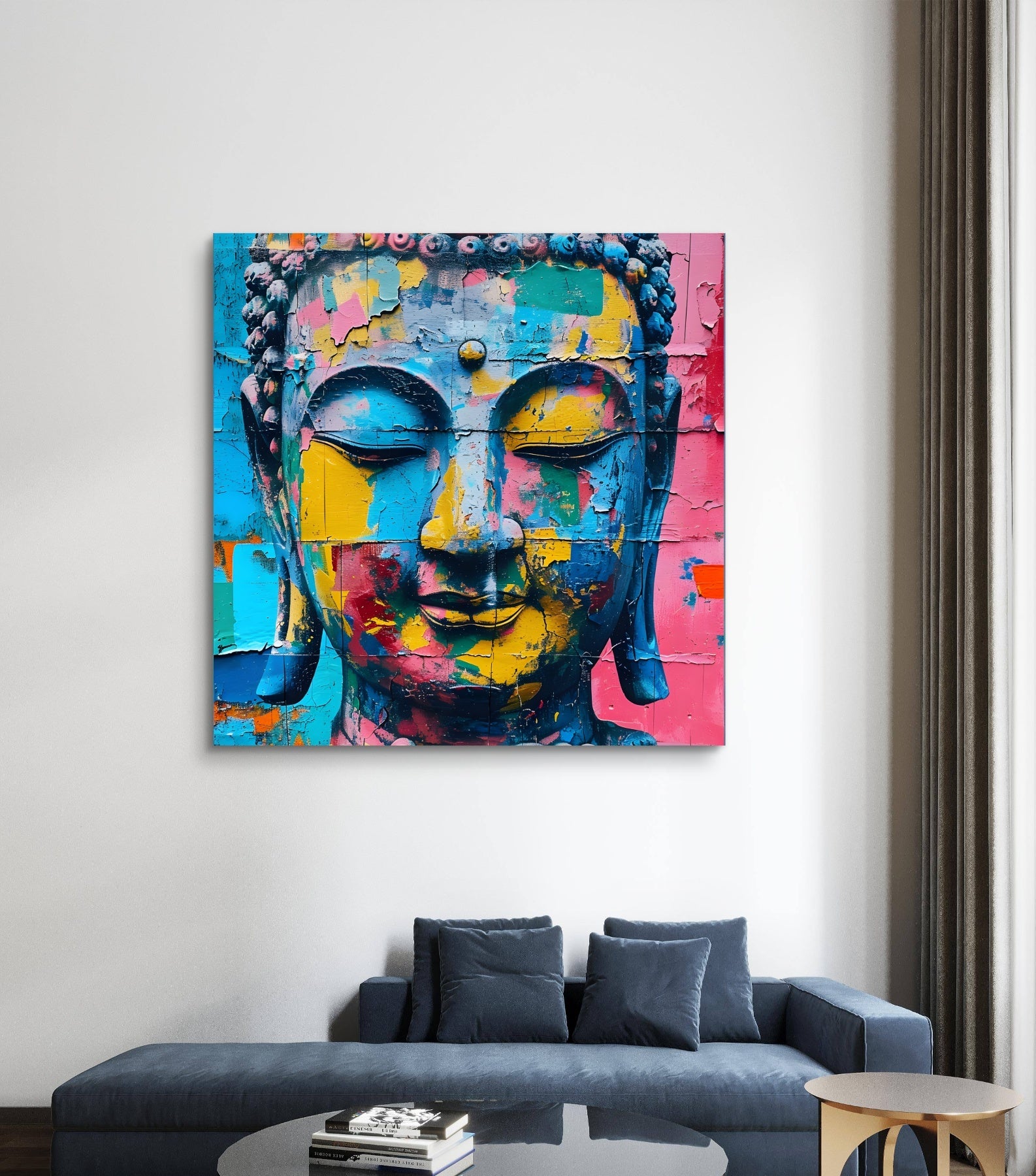 Lord Gautam Buddha Canvas Wall Art