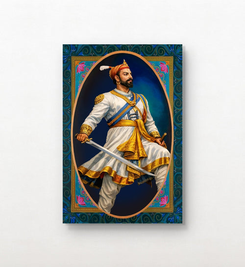 Chhatrapati Sambhaji Maharaj Canvas Wall Art