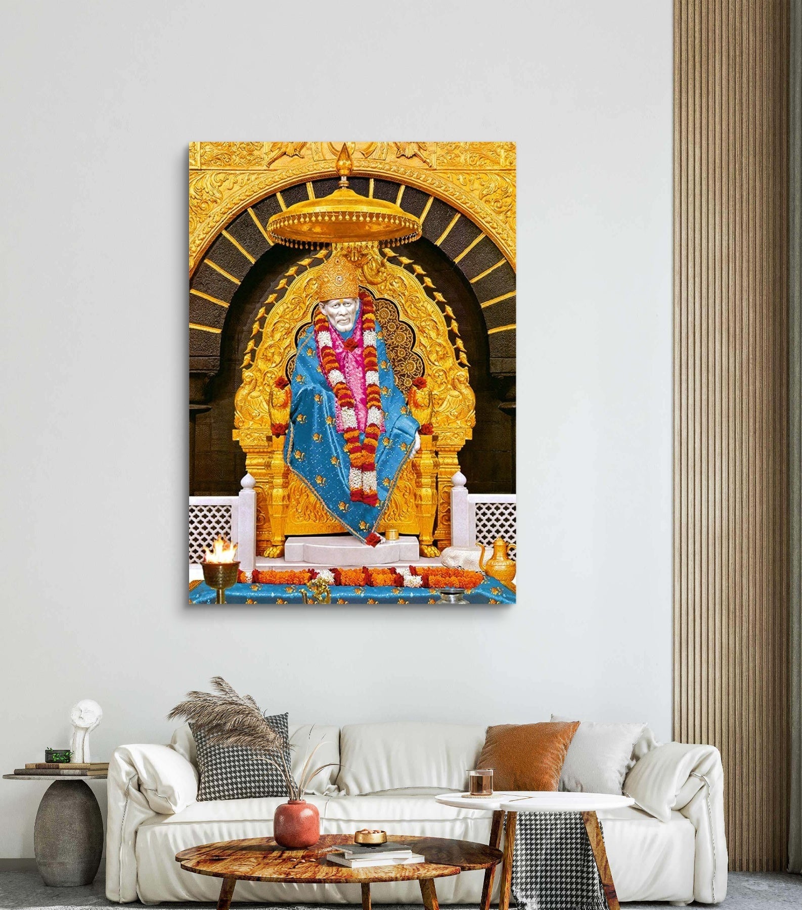 Lord Sai Baba Canvas Wall Art