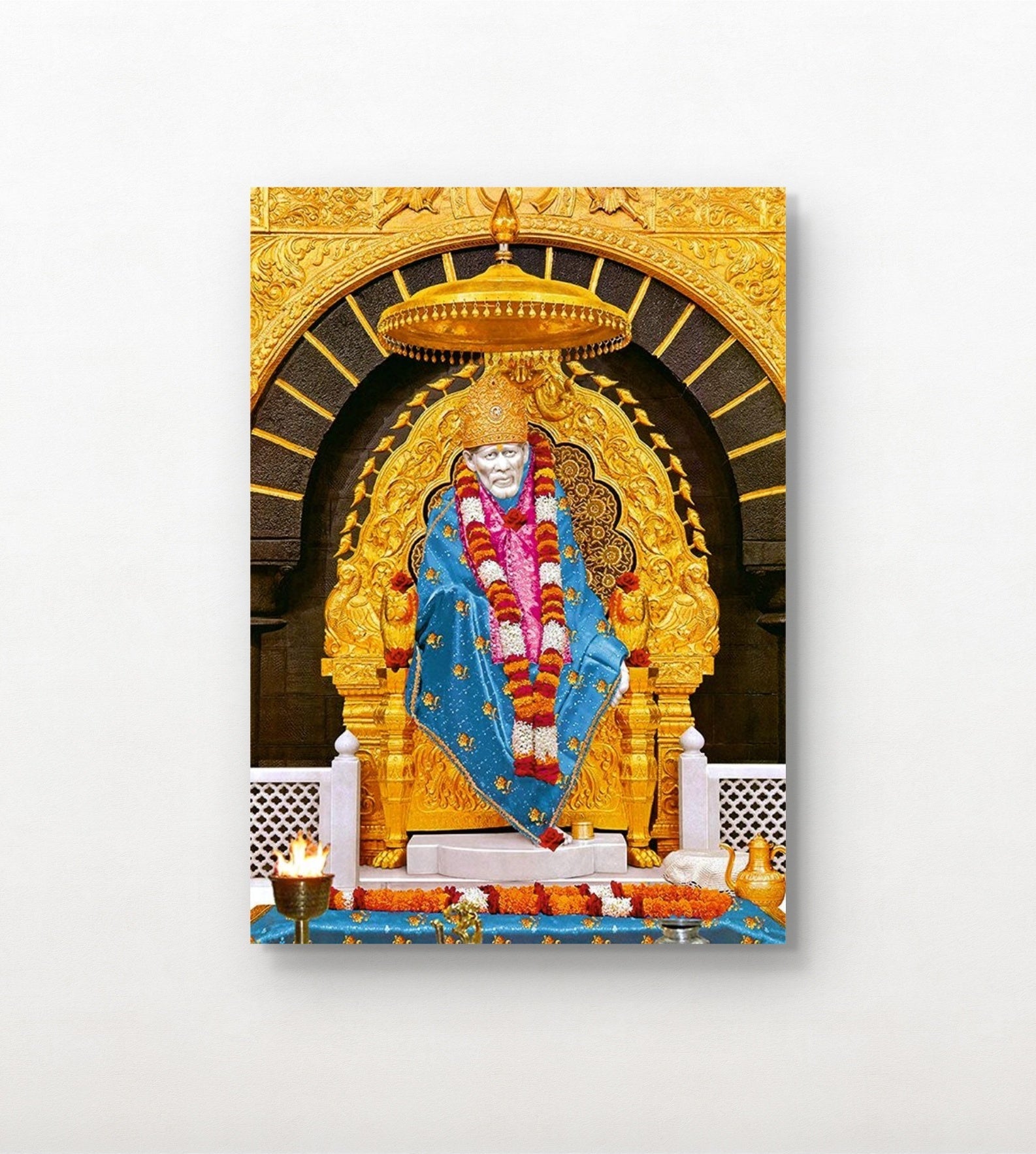 Lord Sai Baba Canvas Wall Art