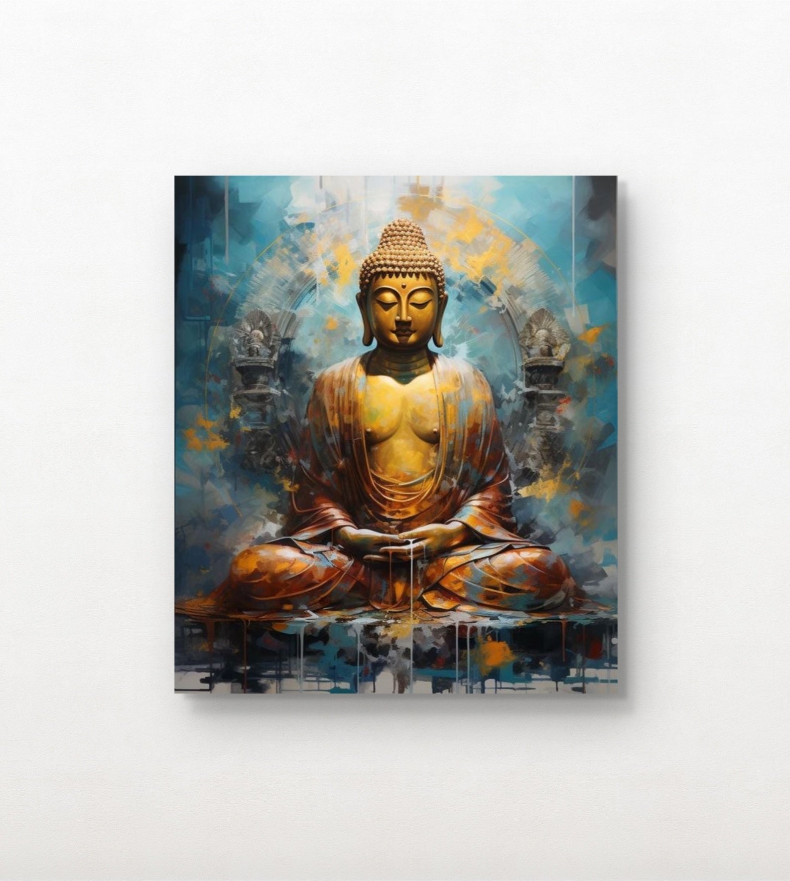 Lord Gautam Buddha Canvas Wall Art