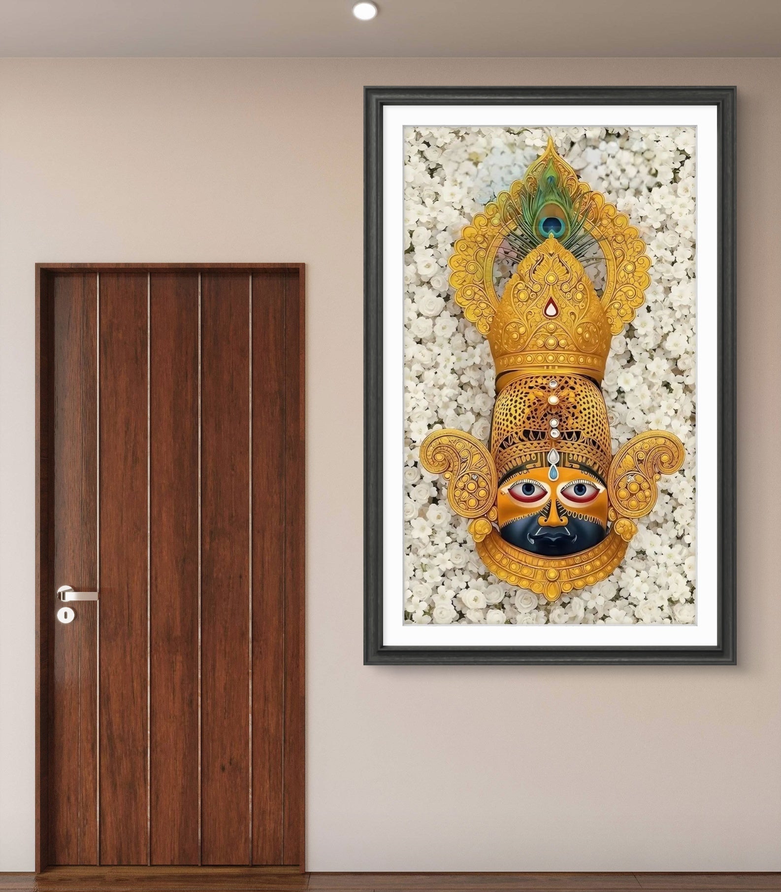 Lord Khatu Shyam Maharaj Canvas Wall Art