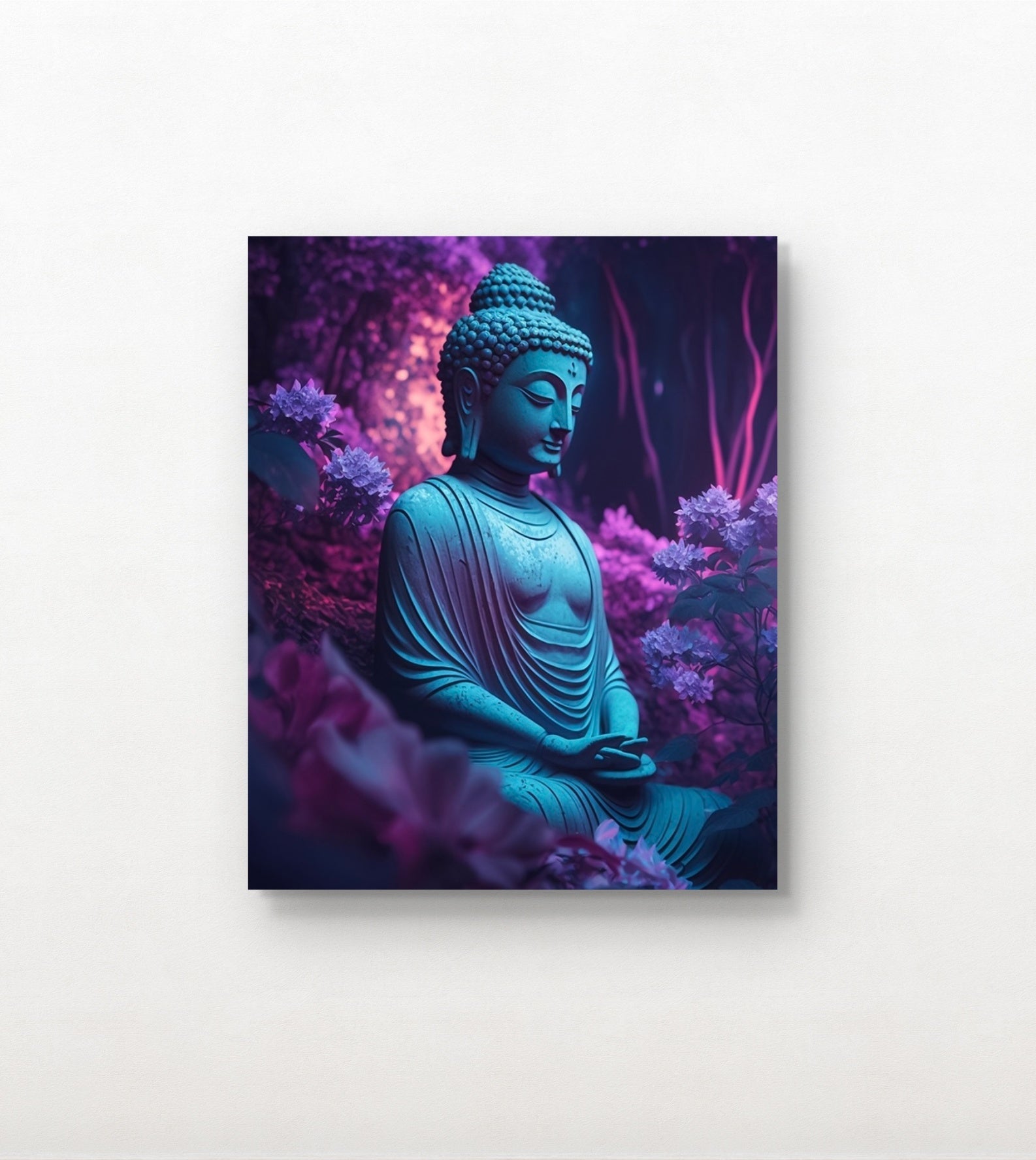 Lord Gautam Buddha Canvas Wall Art