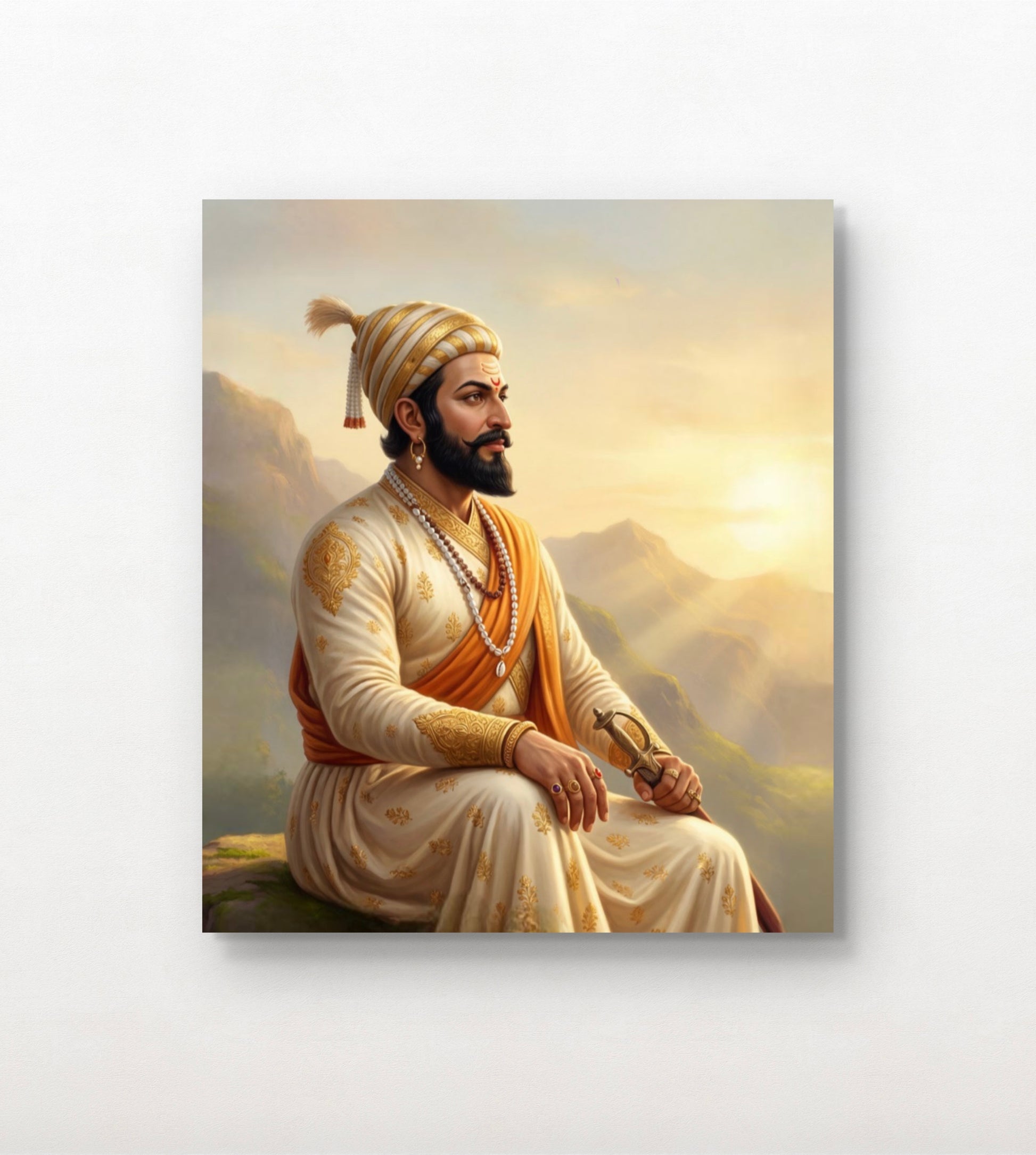 Chhatrapati Shivaji Maharaj Canvas Wall Art