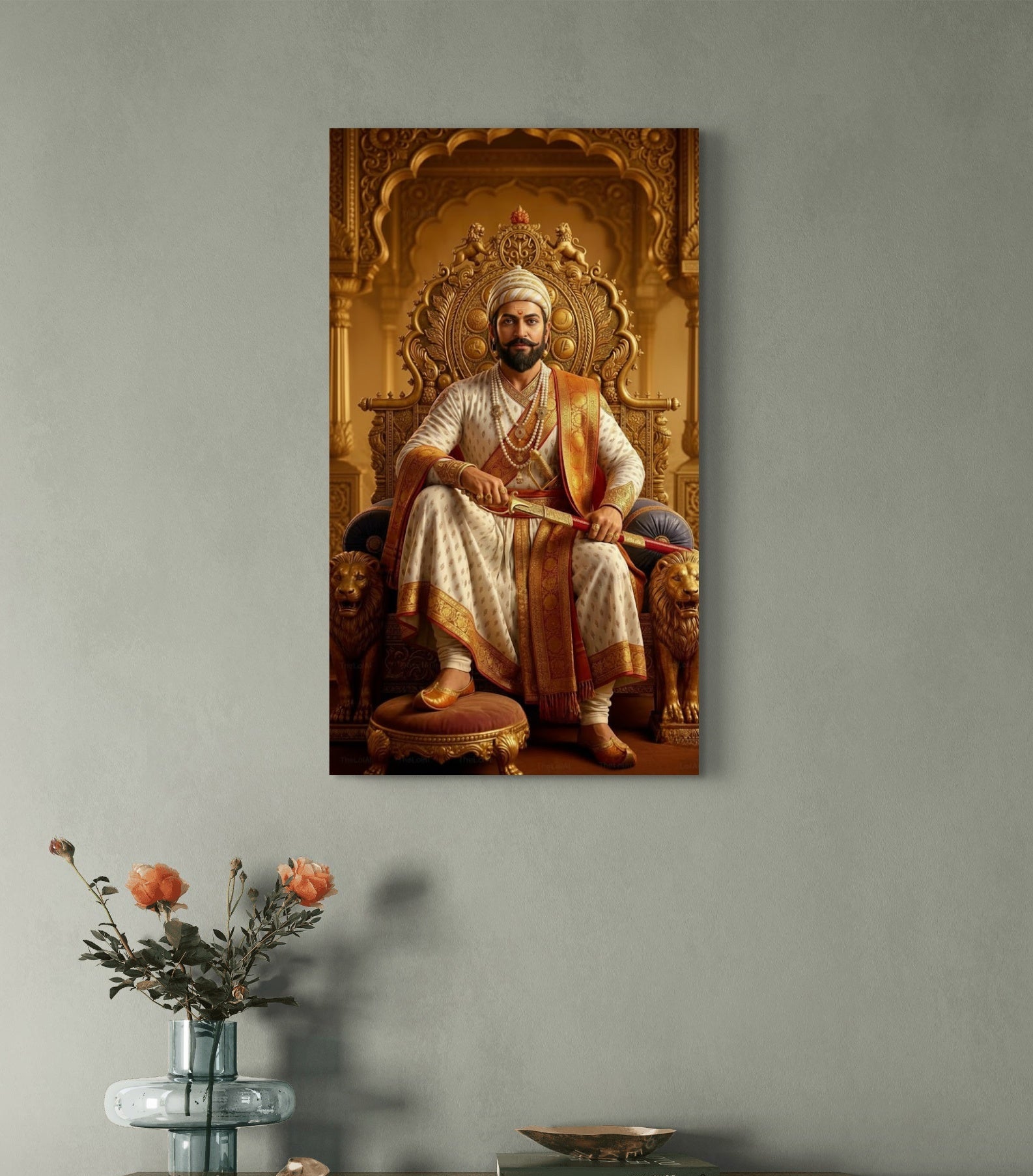 Chhatrapati Shivaji Maharaj Canvas Wall Art