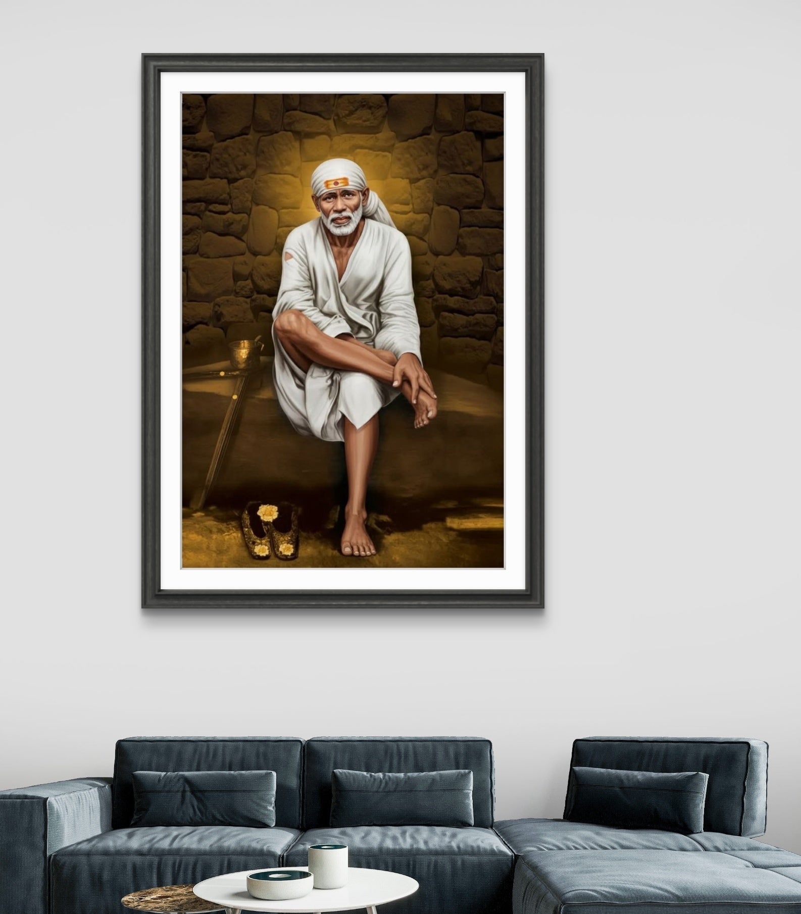 Lord Sai Baba Canvas Wall Art