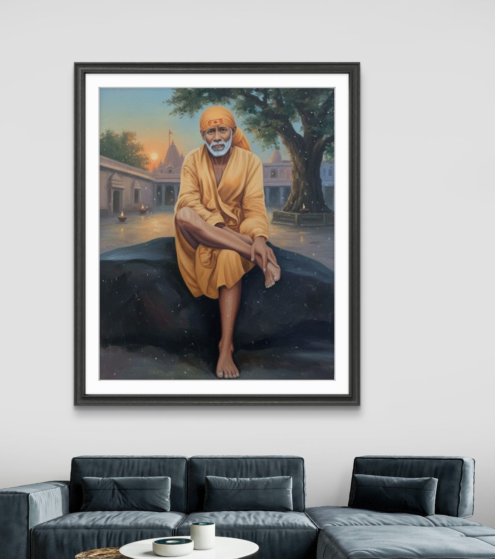 Lord Sai Baba Canvas Wall Art