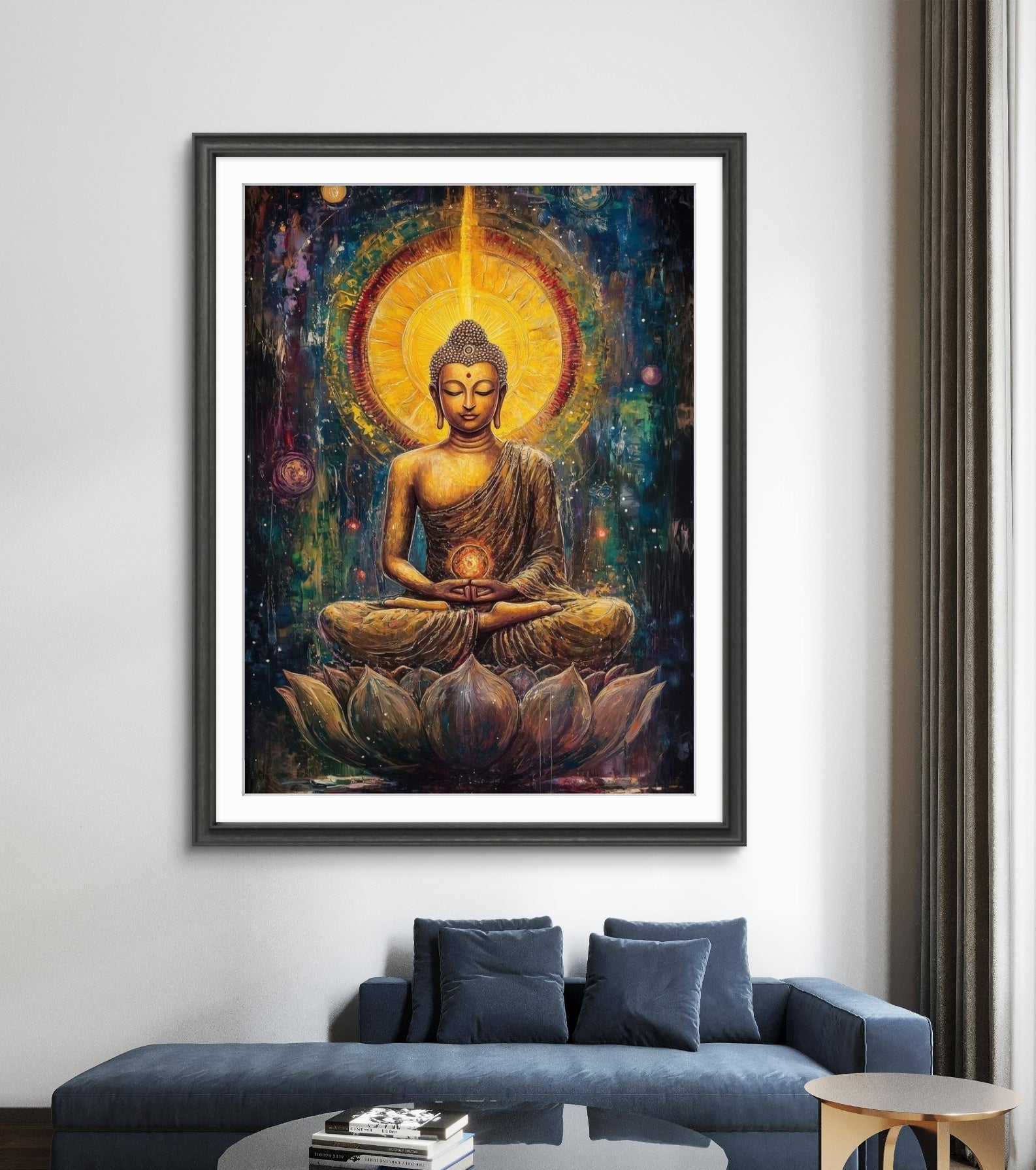 Lord Gautam Buddha Canvas Wall Art