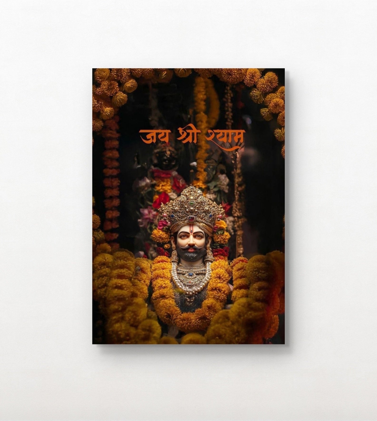 Lord Khatu Shyam Maharaj Canvas Wall Art